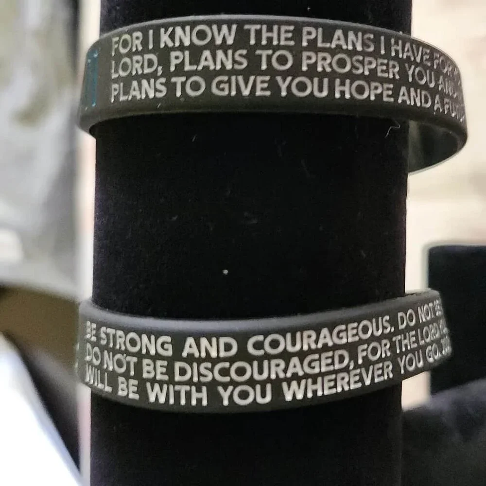 Christian Wristband Inspirational Scripture Bracelets For Men And Women - Picture 3 of 4